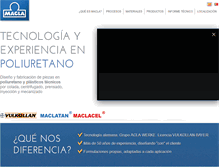 Tablet Screenshot of macla.es